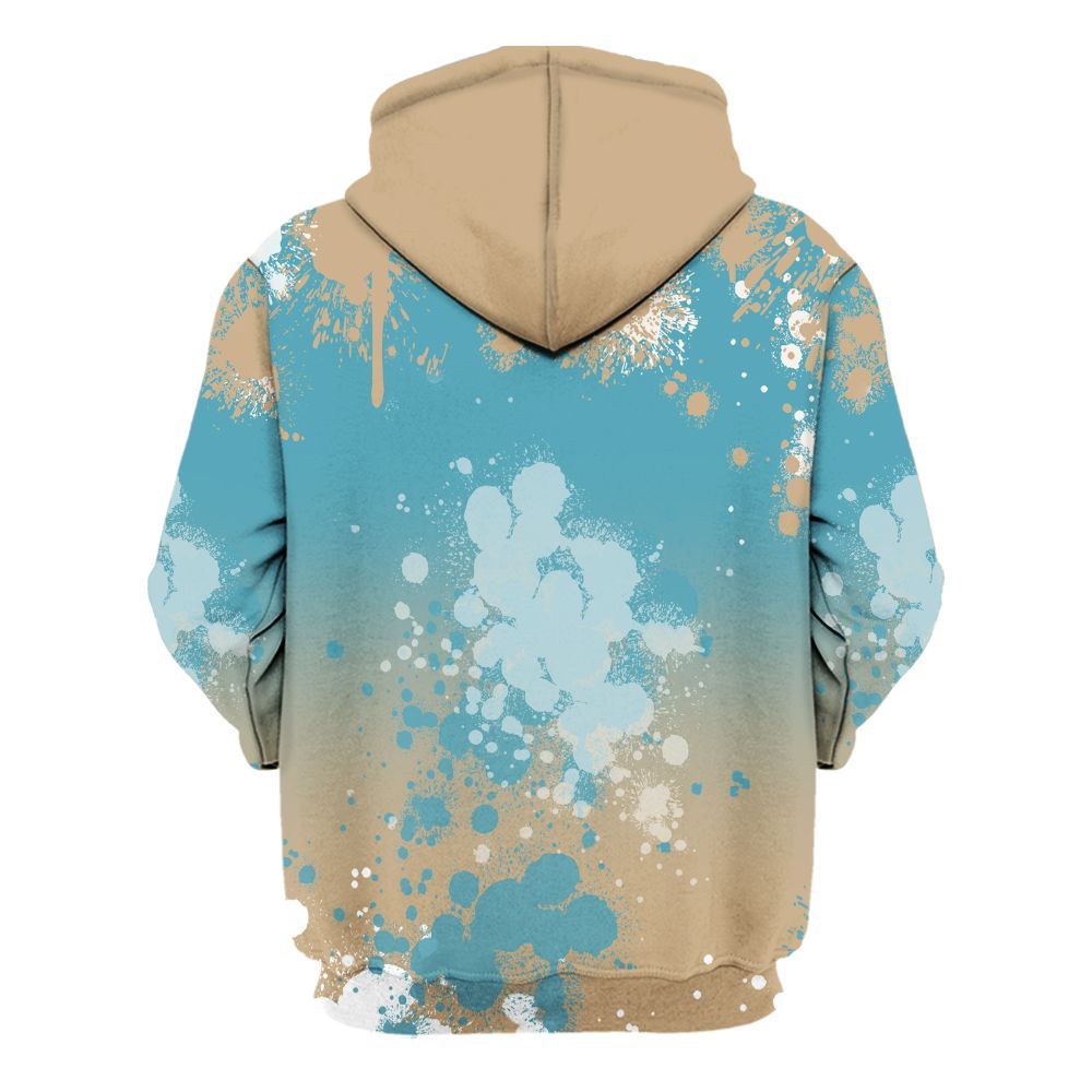 Hoodie To Match H-Town 11s - God Blessed Ink Drip All Over Print