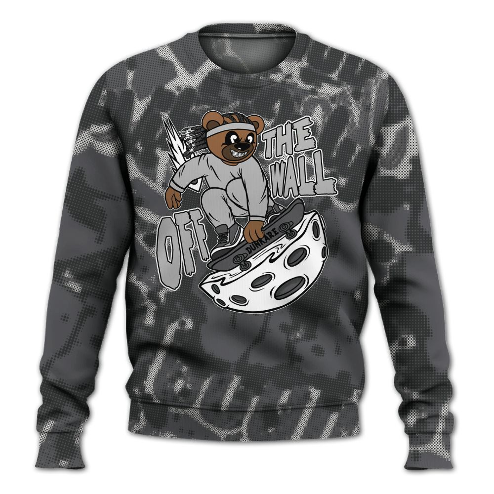 Sweatshirt To Match White Thunder 4s - Quirky Bear Street All Over Print