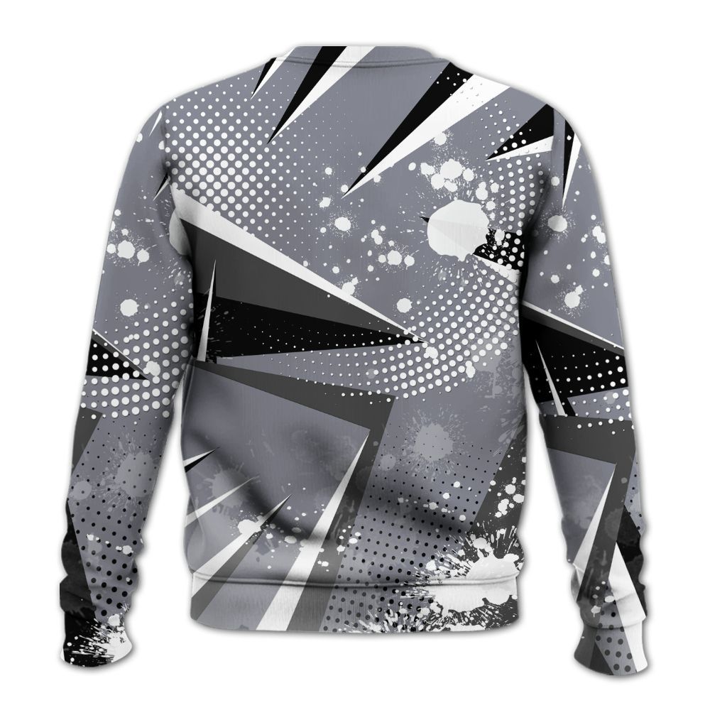 Sweatshirt To Match Retro Black Flint 13s - Poly Trust No One Dripping All Over Print