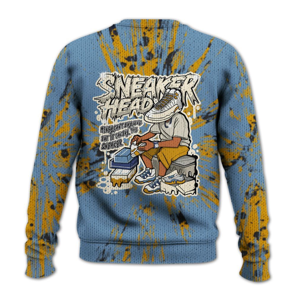 Knitted Sweater To Match High OG First In Flight 1s - Sneakers Headache Graphic Luxury