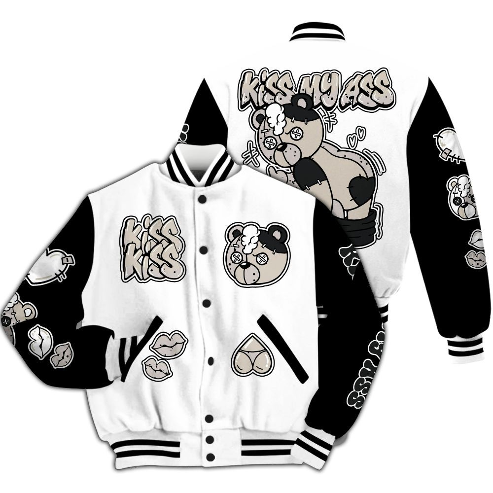 Varsity Jacket To Match Retro Reverse Metallic 5s - Kiss My Hugz All Over Print