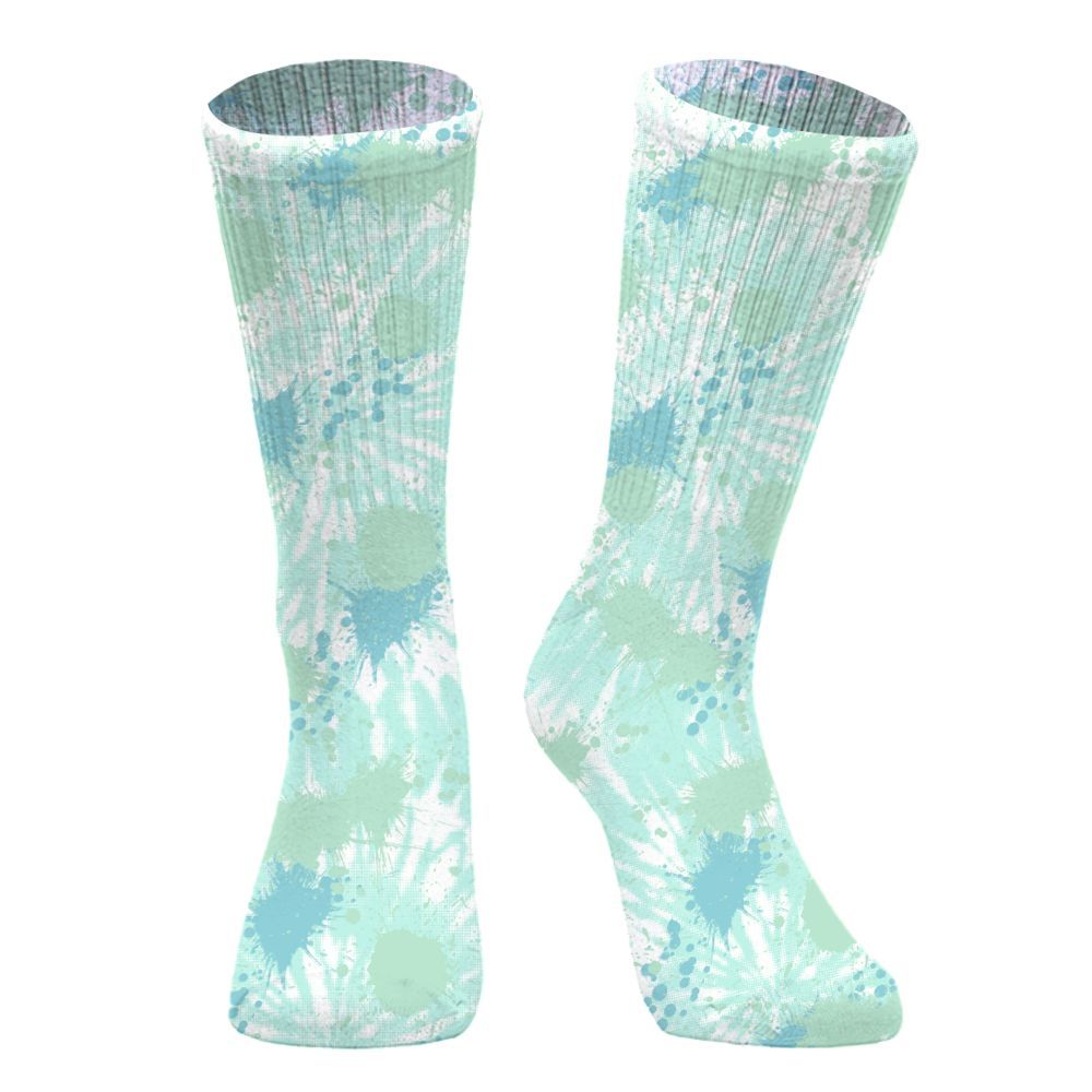 Sock To Match Retro Low Igloo 11s, Tie Dye Graphic