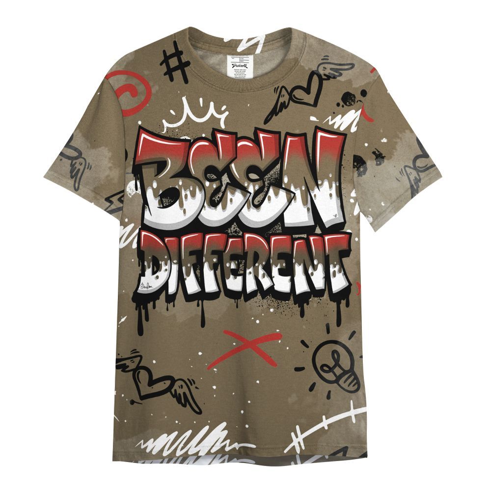 Shirt To Match Olive 9s - Drip Been Di2ferent All Over Print