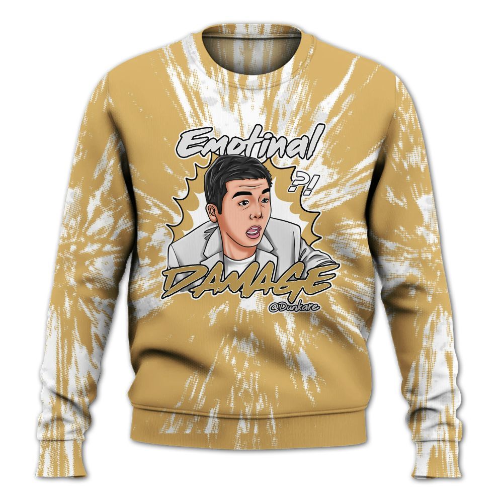 Sweatshirt To Match Craft Paris 6s - Damaged Meme Shirt Unisex Outfit All Over Print