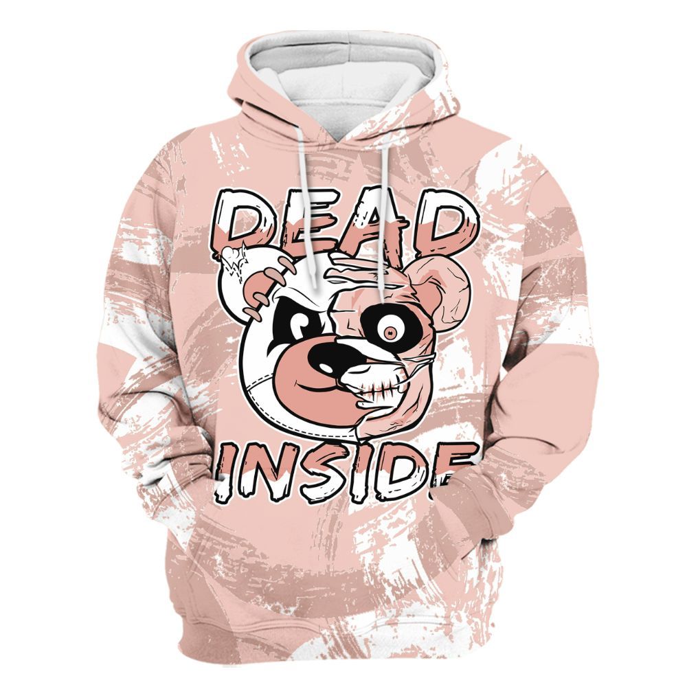 Hoodie To Match Low Legend Pink 11s - Lifeless Bear Circle Slpash All Over Print