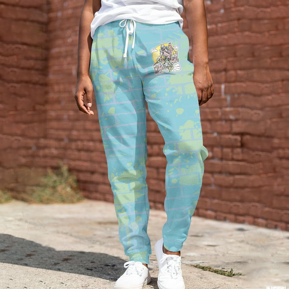 Sweatpant To Match SB Dunk Low Visty - Seeya Skeleton Brick All Over Print