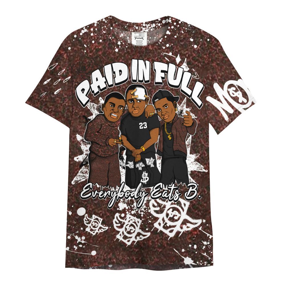 Shirt To Match Air Force 1 Low Halloween Skull 2024 - Everybody Paid In Full Crayon All Over Print