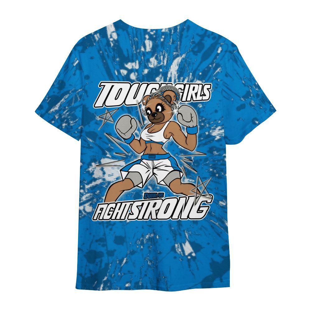 Shirt To Match Military Blue 4s - Gritty Girls Bear Luxury All Over Print