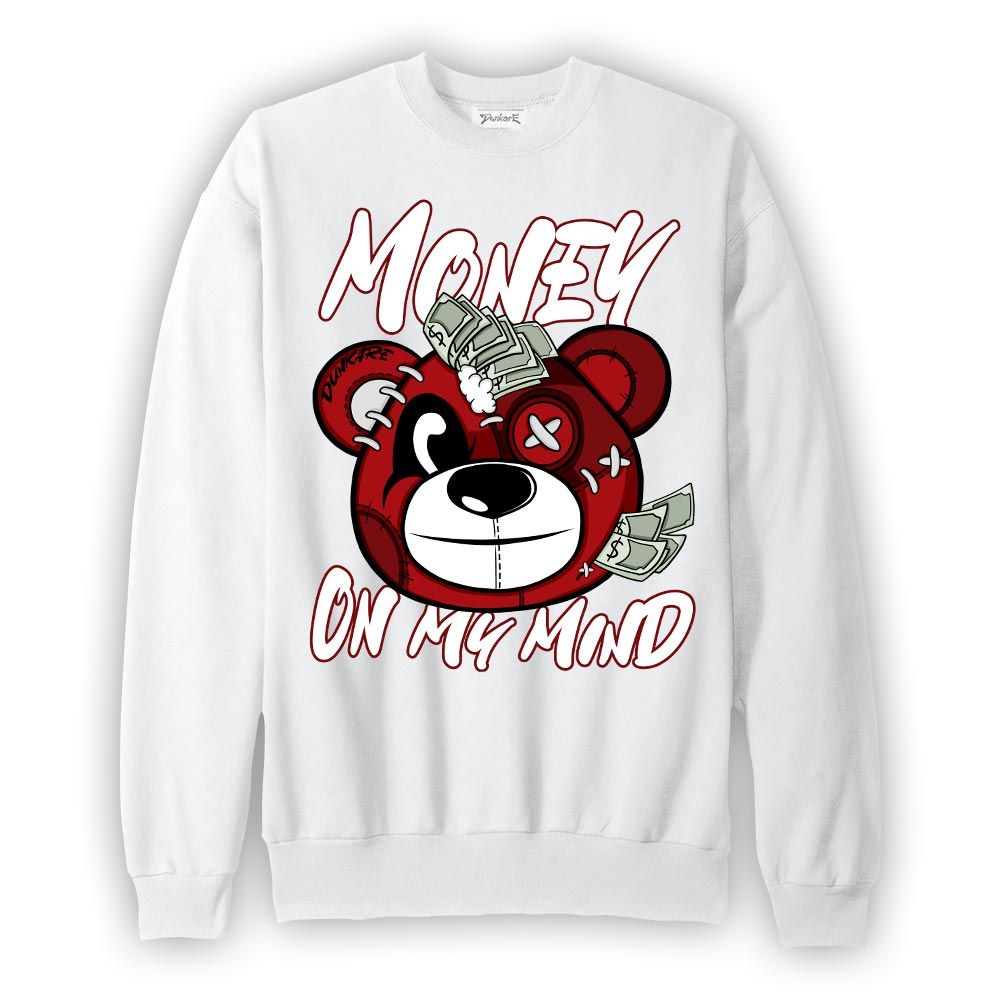 Sweatshirt To match Red Taxi 12s Sweatshirt - Money On My Mind Bear Graphic