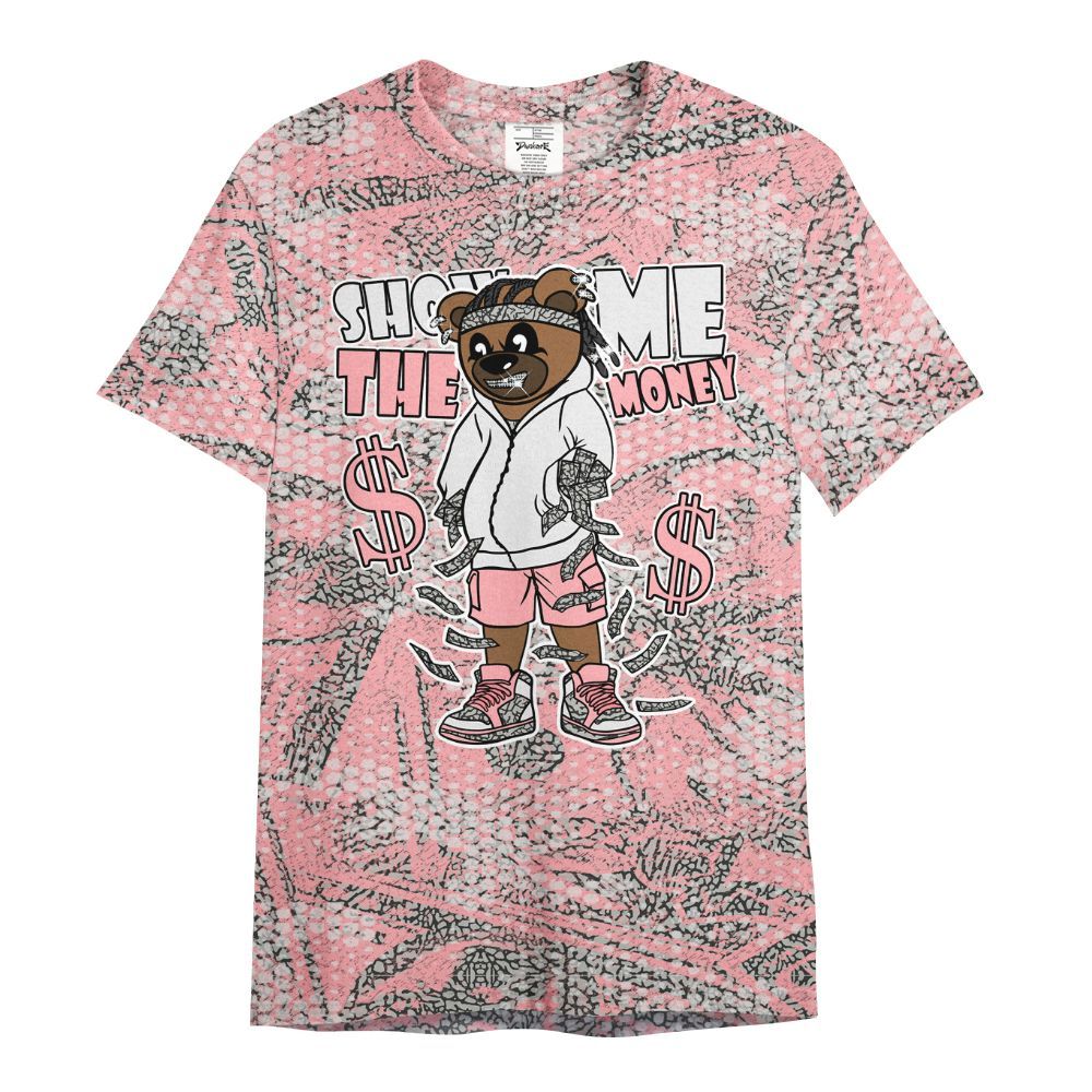 Shirt To Match Retro Wings 3s - Show Me Bear Banknotes Art All Over Print