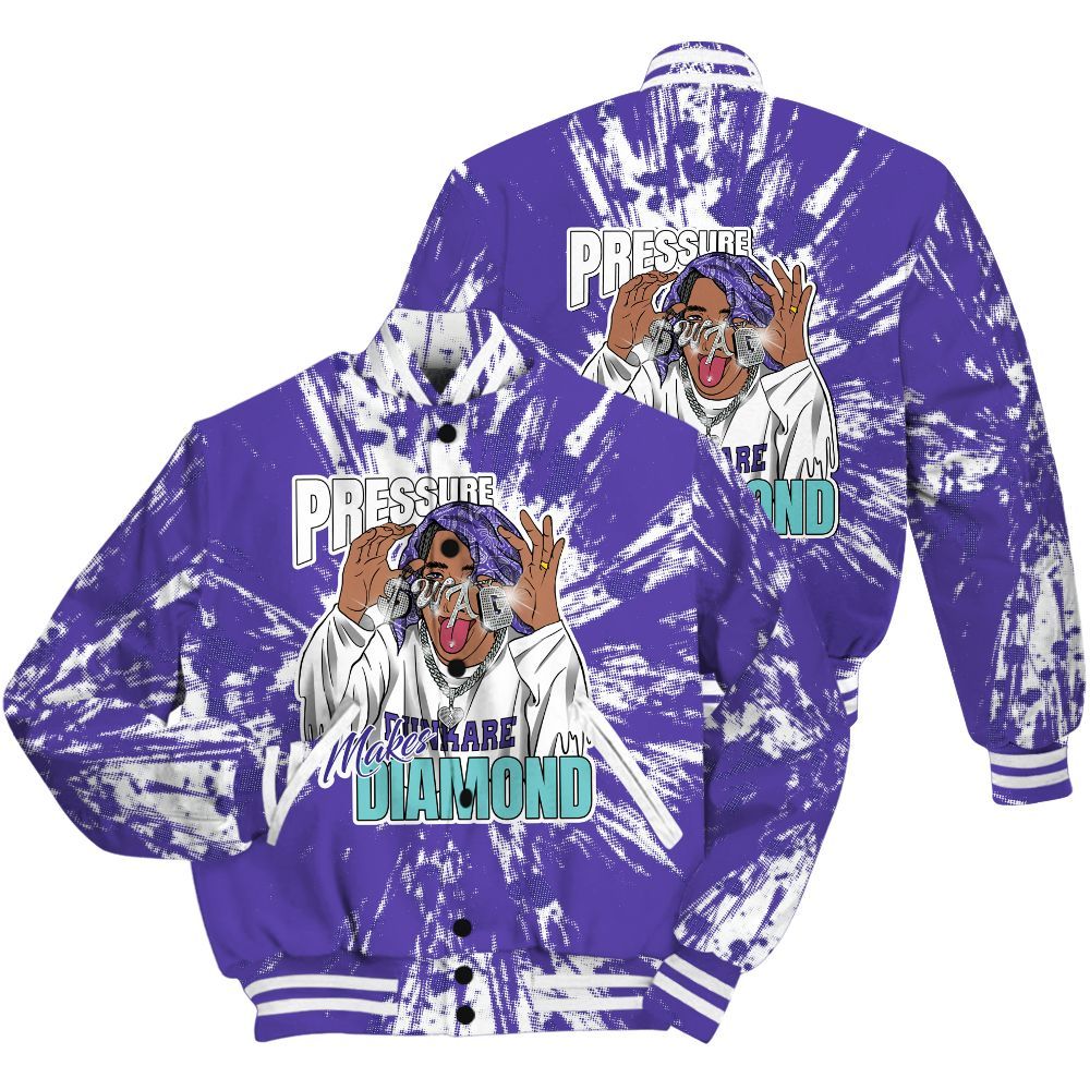Varsity Jacket To Match Low Hornets 1s Shirt - Pressures Makes Varsity Jacket To Match Lux All Over Print