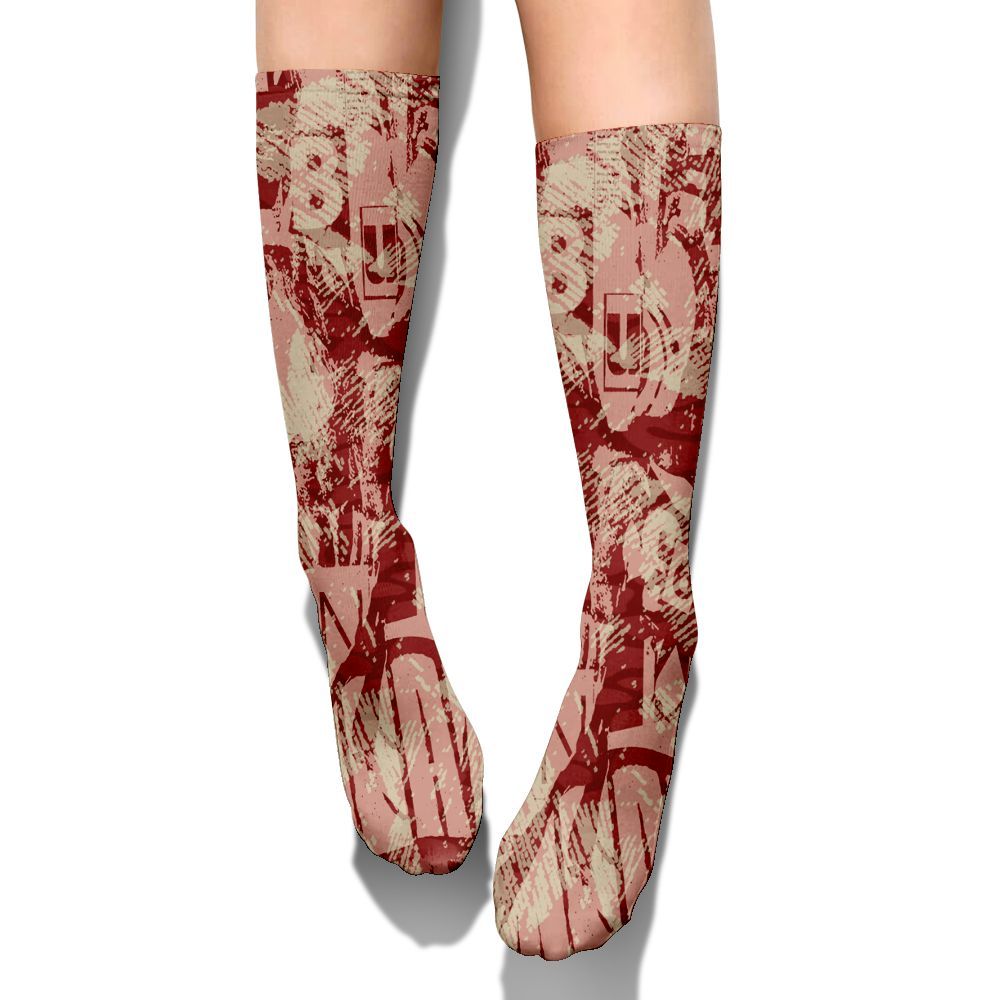 Sock To Match Valentines Day 3s - Grunge Pattern Graphic