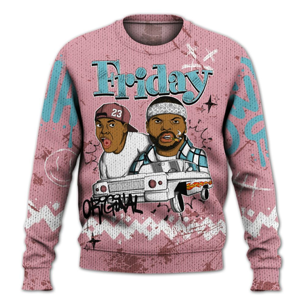 Knitted Sweater To Match Doernbecher 6s - Friday Sneaker Crayon