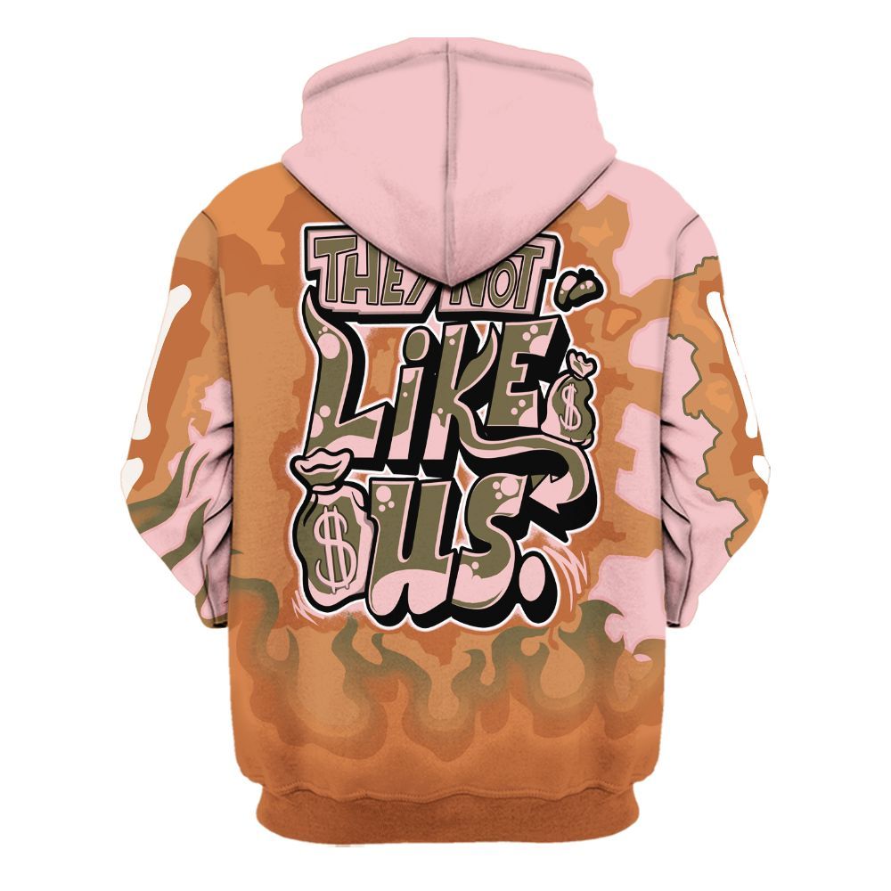 Hoodie To Match SB Dunk Low Red Stardust - Dislike Us Graphic Burning Custom Name All Over Print