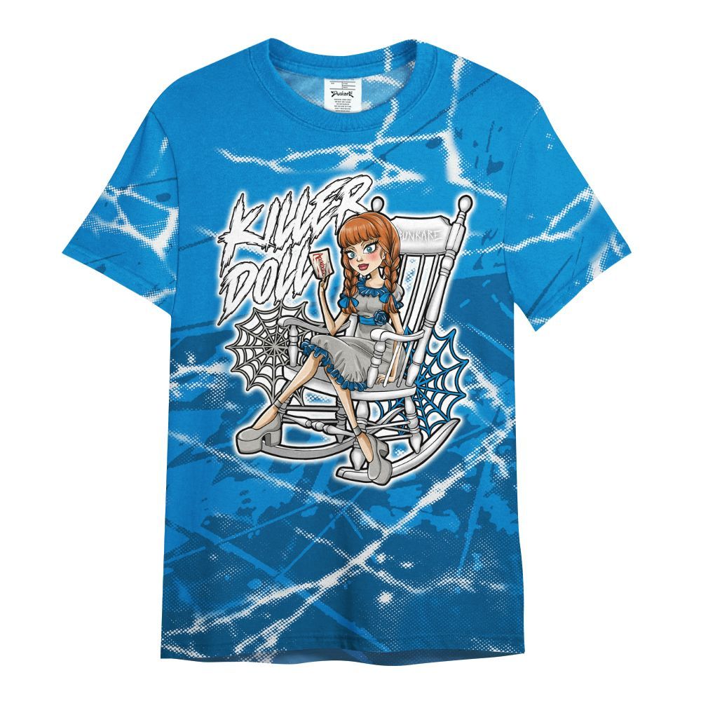 Shirt To Match Military Blue 4s - Killer Doll-A Halloween Profound All Over Print
