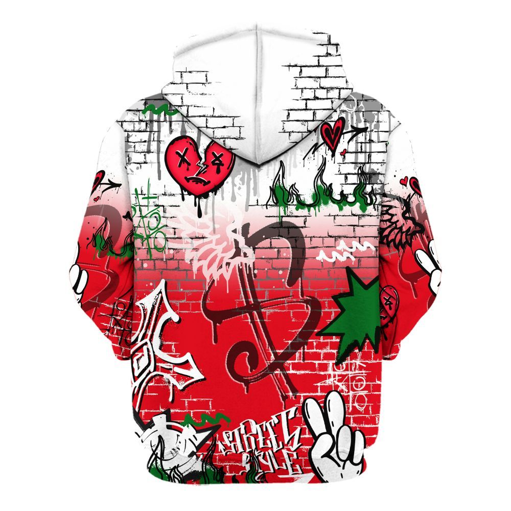 Hoodie To Match Chicago 13s - Been Dif2erent Drip Graffiti All Over Print