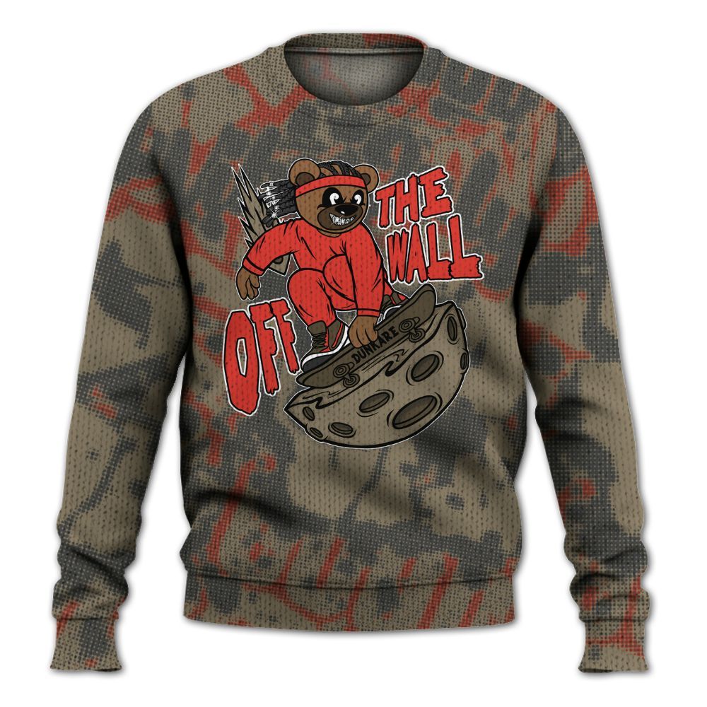 Knitted Sweater To Match Olive 9s - Quirky Bear Street