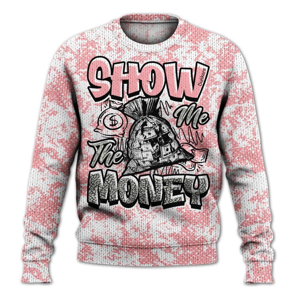Knitted Sweater To Match Retro Wings 3s - Show Me The Money Retro