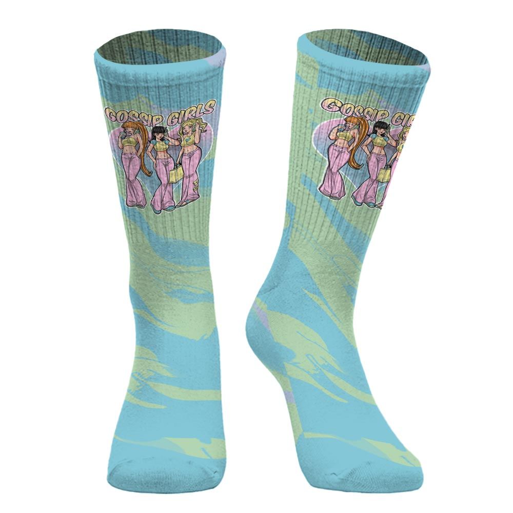 Sock To Match SB Dunk Low Visty - Gossip'Girls Colored