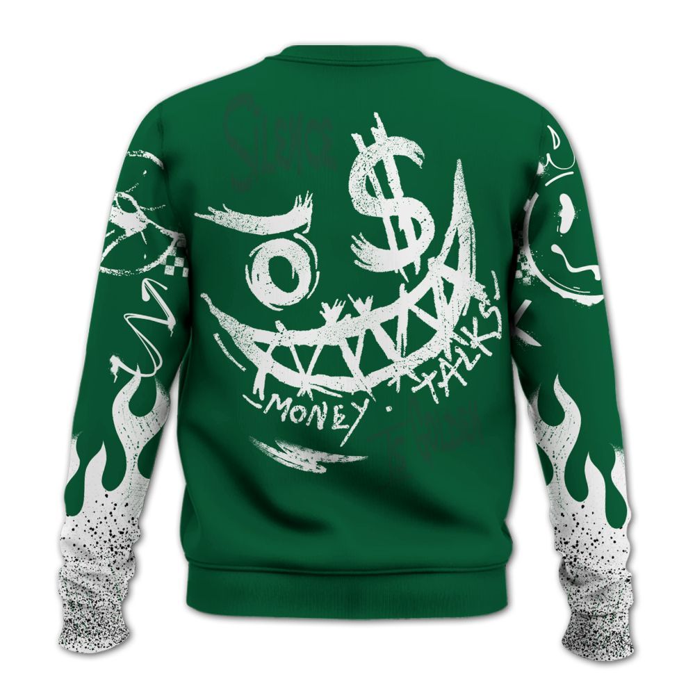 Sweatshirt To Match High Gorge Green 1s - Mouth Burning Street Style All Over Print