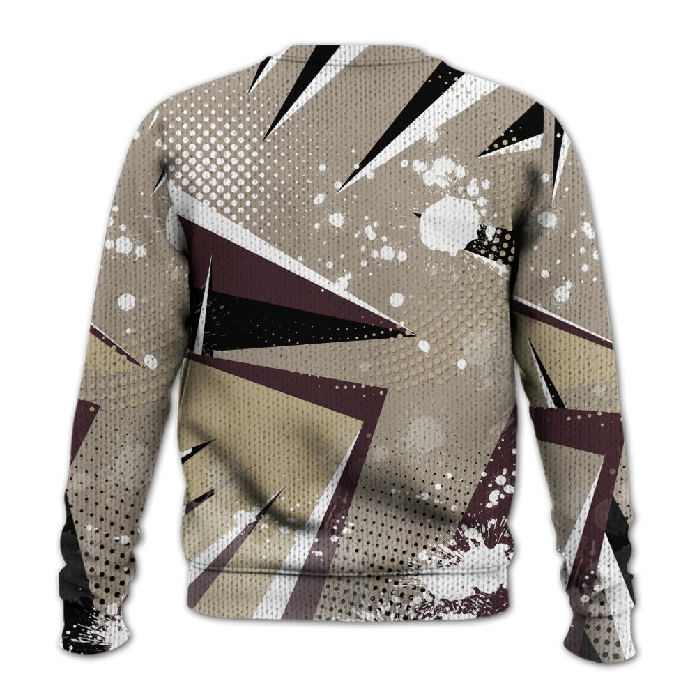 Knitted Sweater To Match AMM Retro Phantom 4s - Poly Trust No One Dripping