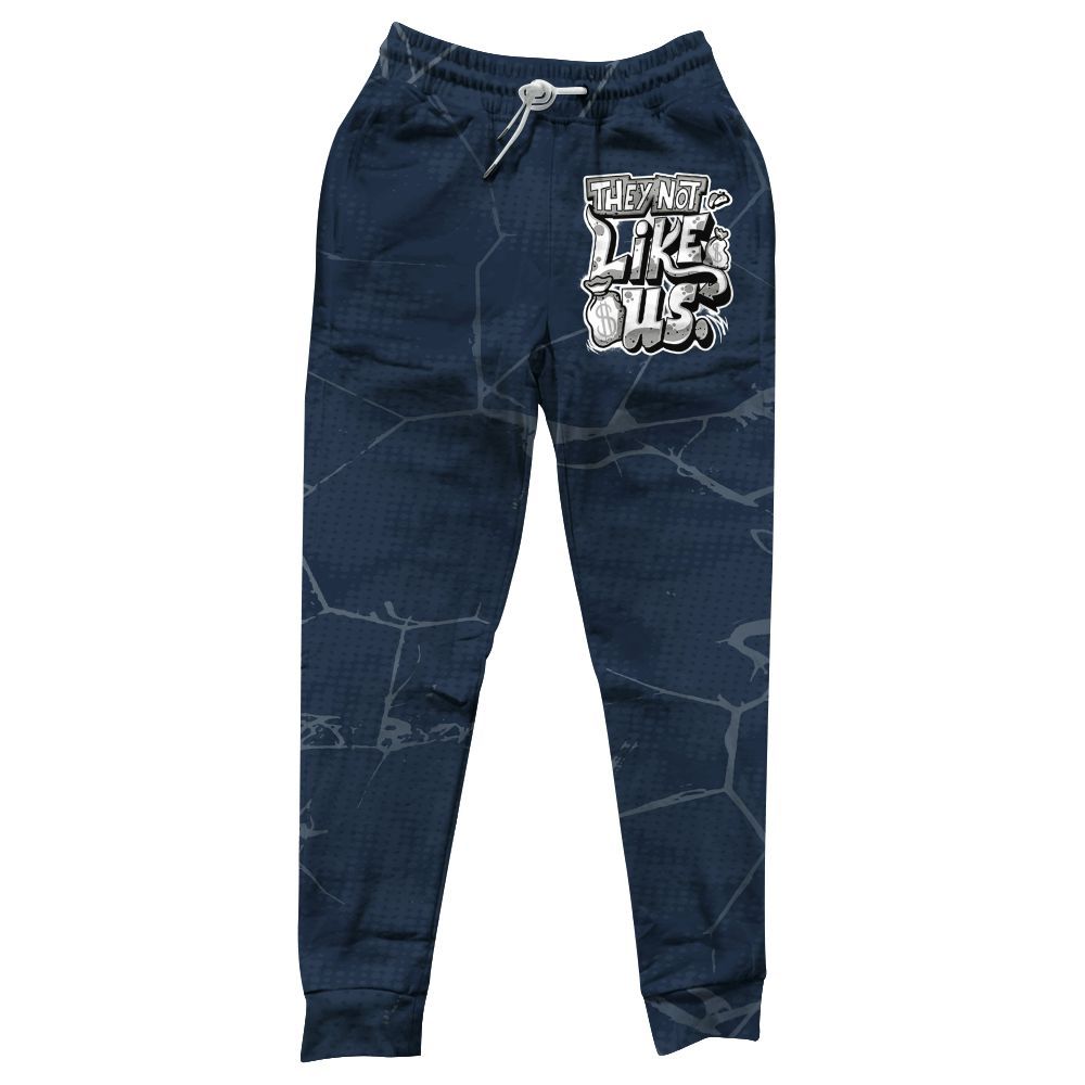 Sweatpant To Match White Midnight Navy 6s - Dislike Us Graphic All Over Print