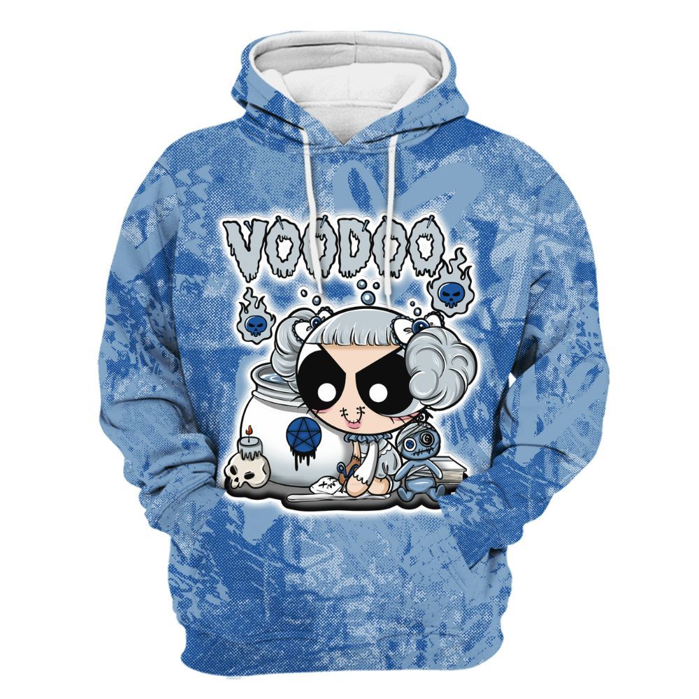 Hoodie To Match Low Space Jam 11s - Voodooz Heart Grunge All Over Print