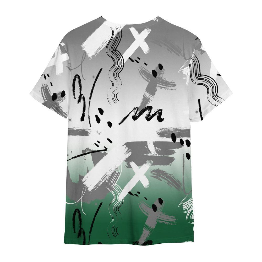 Shirt To Match High Gorge Green 1s - Money Hustle Grind Pray All Over Print