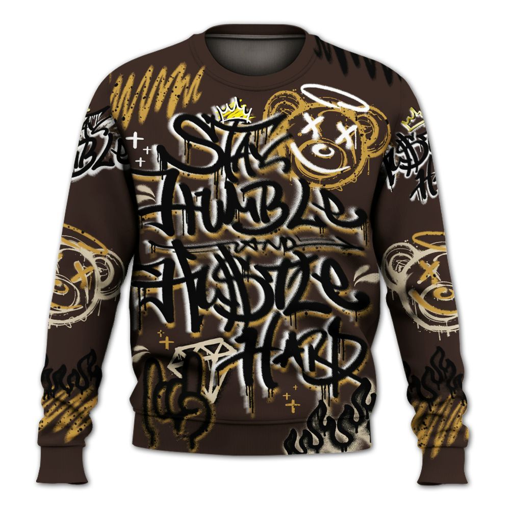 Sweatshirt To Match 2025 Retro Earth 5s - Humble Drip Streetwear Graffity All Over Print