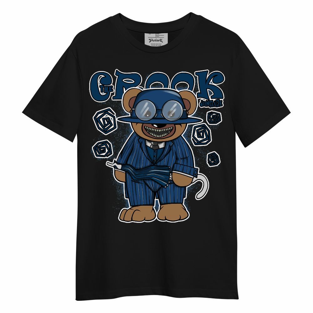 Shirt To Match High OG Midnight Navy 1s - Swindler Bear Unisex Shirt
