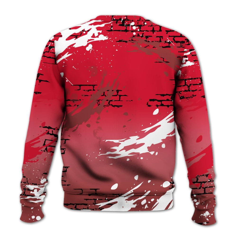 Sweatshirt To Match Air Max Sunder Gore Tex Fire Red - Values Of Loyalty Drip All Over Print