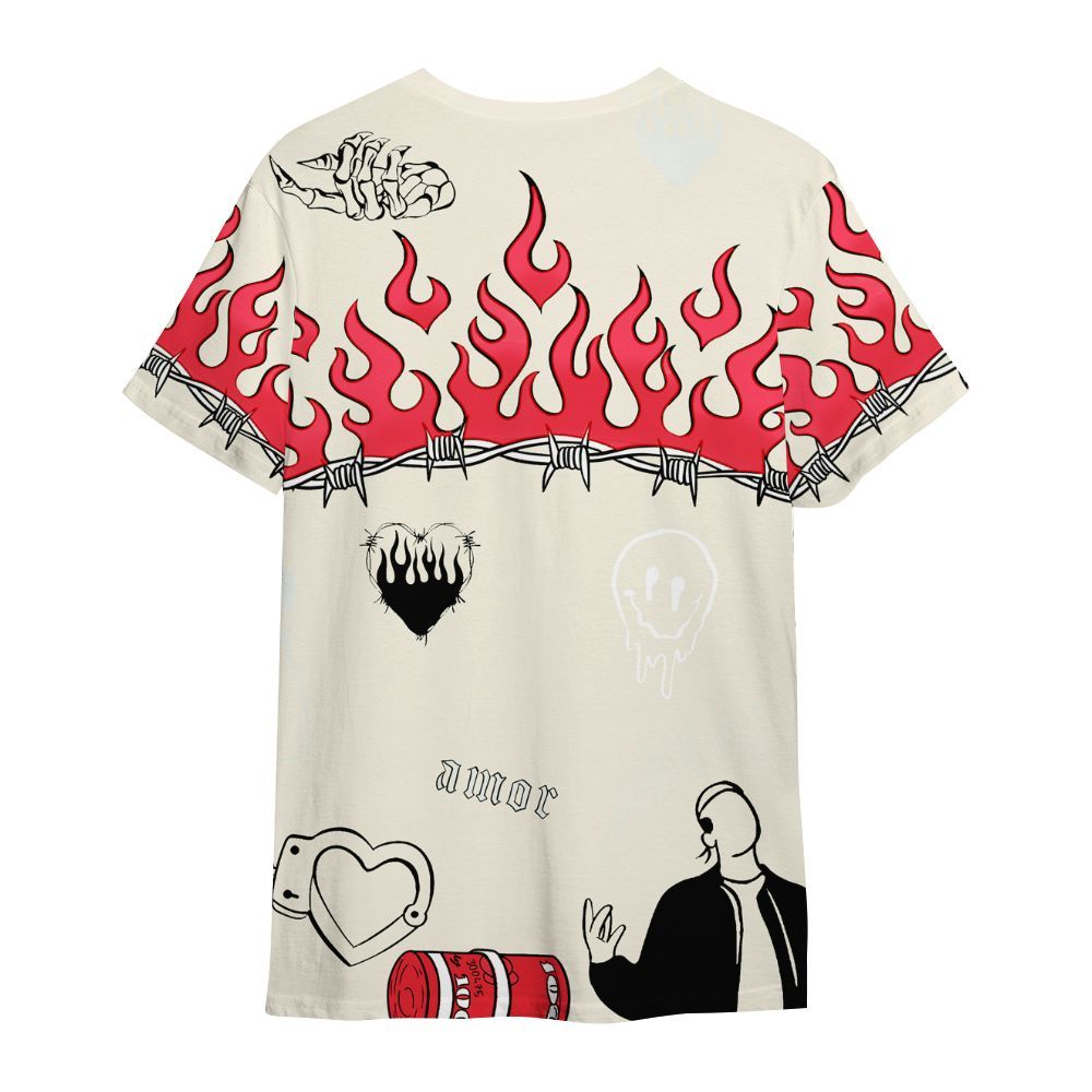 Shirt To Match Low OG Sail 1s - Snake Trust No One All Over Print