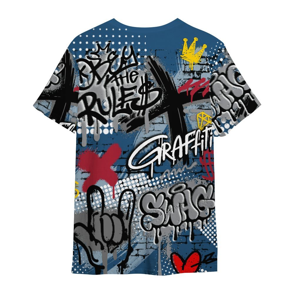 Shirt To Match Rare Air 3s - True It Real Graffiti Streetwear All Over Print