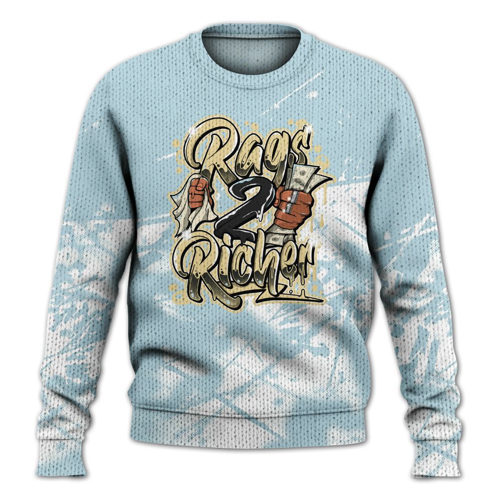 Knitted Sweater To Match Low Year Of The Snake 11s - Rag 2 Rich Graphic