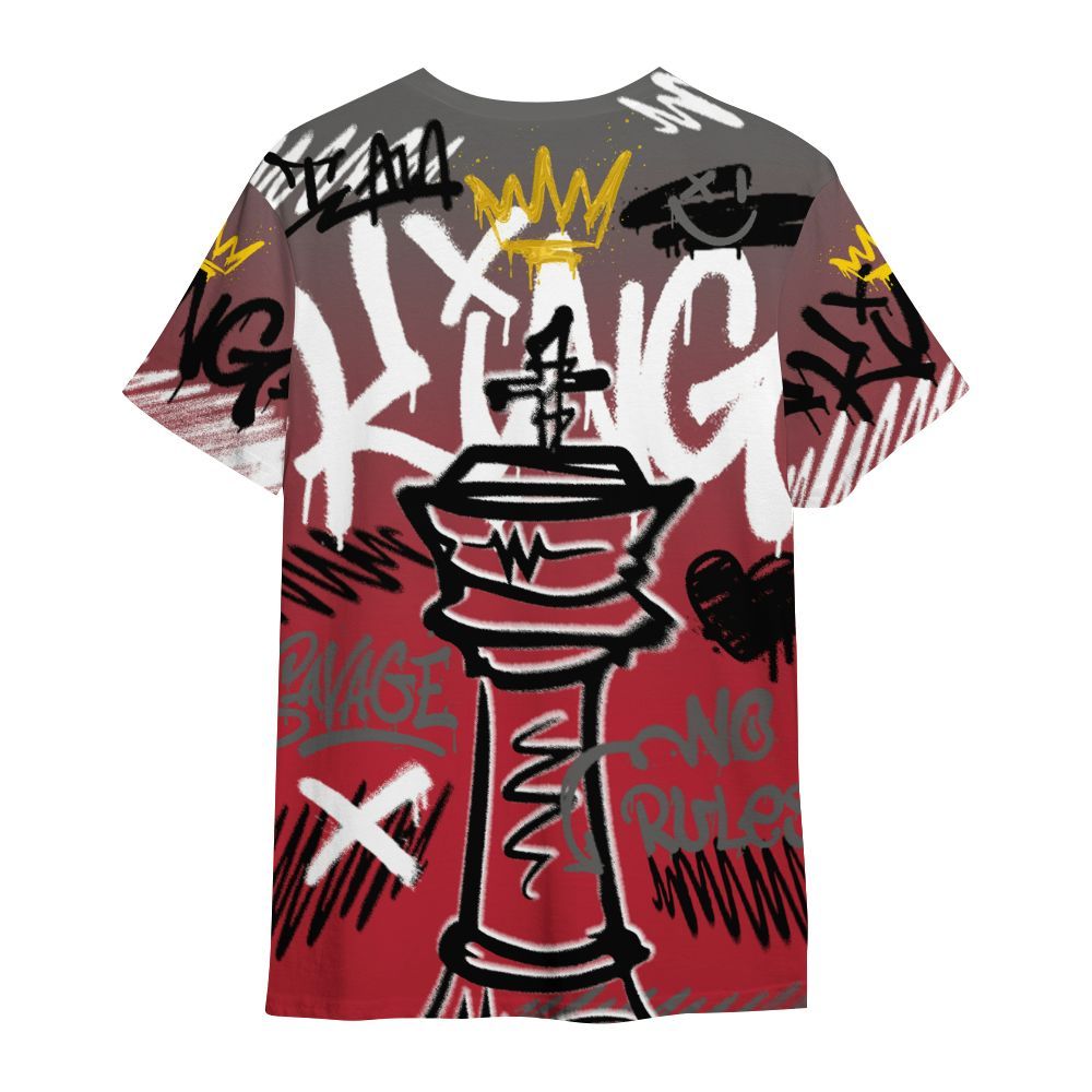 Shirt To Match Red Flint 13s - Street King Chess Streetwear All Over Print