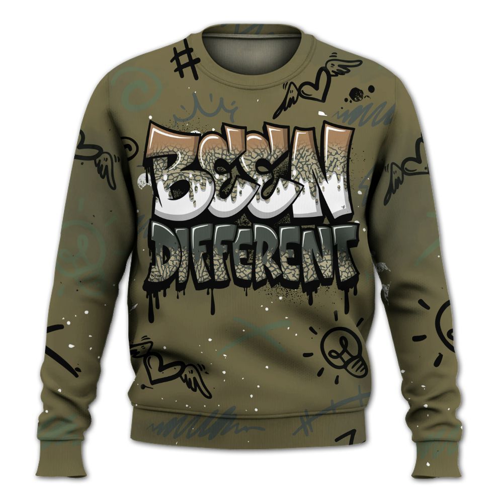 Sweatshirt To Match Retro Family Affair 3s - Drip Been Di2ferent All Over Print