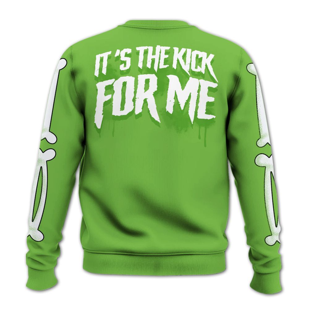 Sweatshirt To Match Air Max Waffle SP Action Green - It's The Kick For Me All Over Print