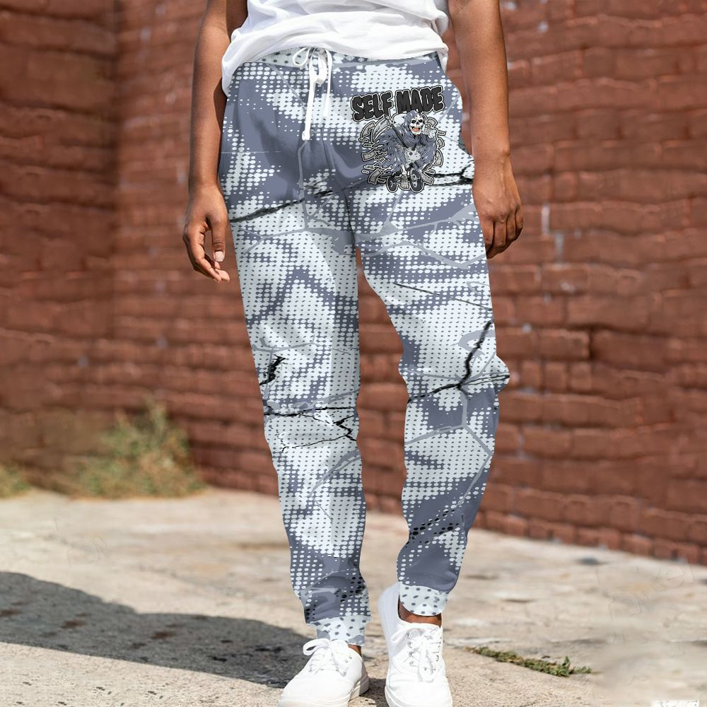 Sweatpant To Match Air Foamposite Jin Kazama - Self Make Skeleton Crack All Over Print