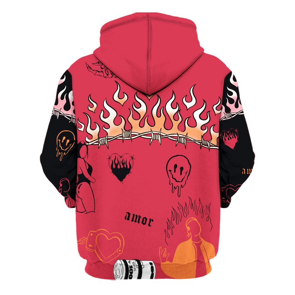 Hoodie To Match Air Max Portal Bright Ceramic - Snake Trust No One All Over Print