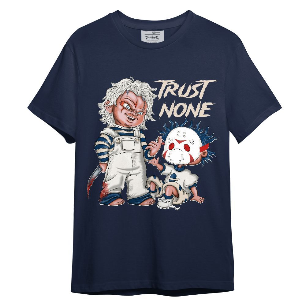 Shirt To Match Retro Rare Air 11s - Trust No One Scary Graphic