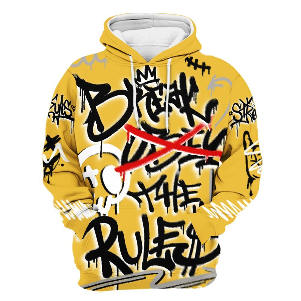 Hoodie To Match Low Yellow Python 11s - Break Rules Streetwear All Over Print