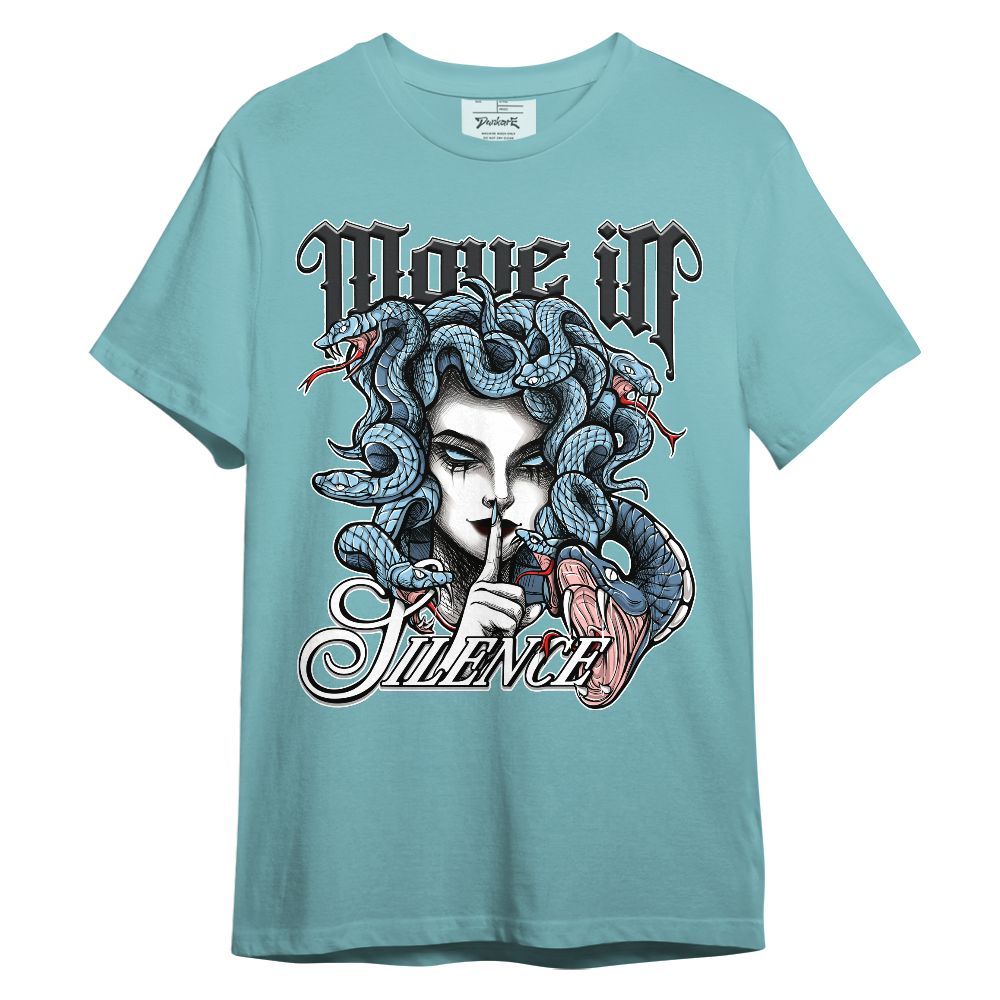 Shirt To Match Legend Blue 11s - Girl Move In Silence Graphic