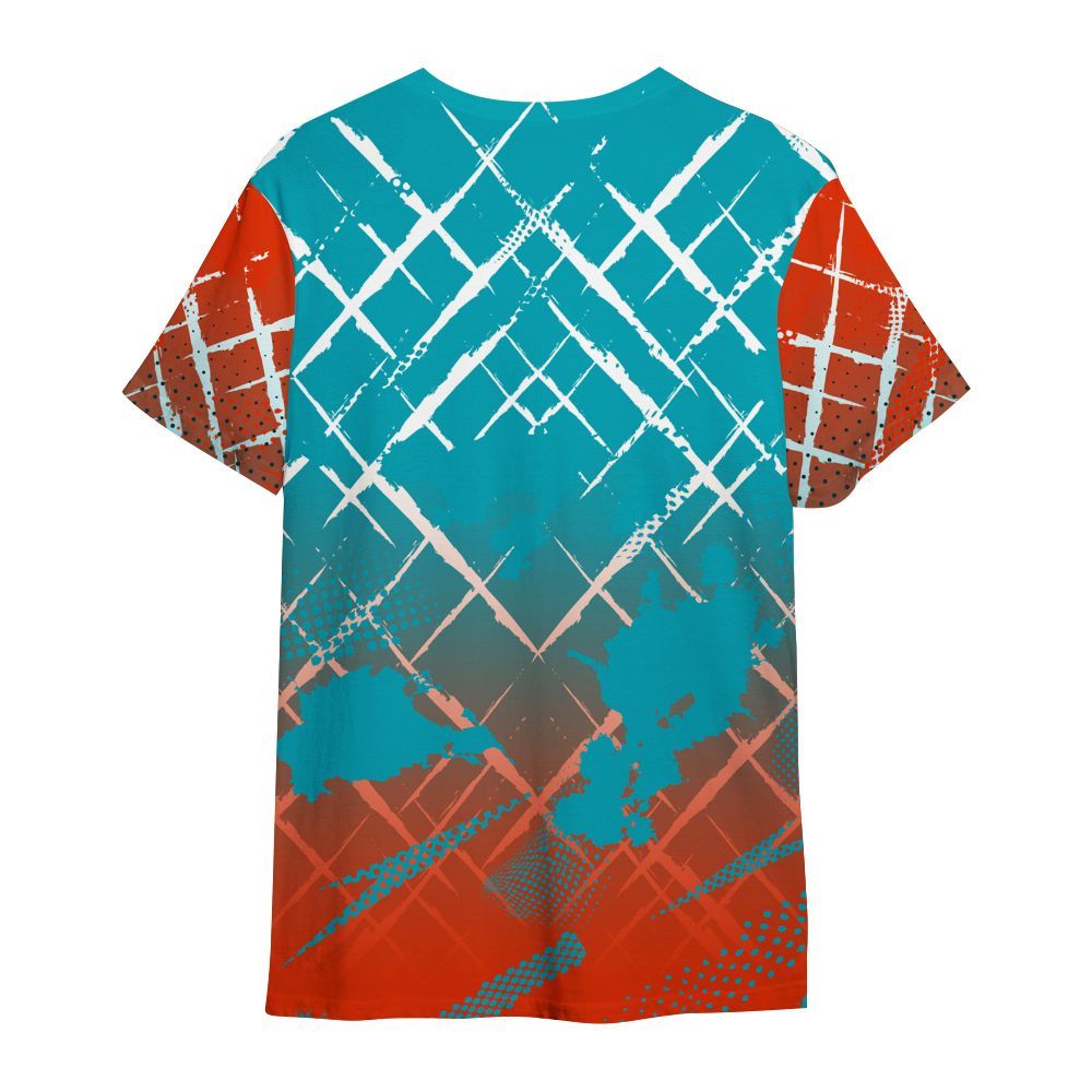 Shirt To Match Dunk Low KD 17 N7 - Halftone Stand Business Dripping All Over Print