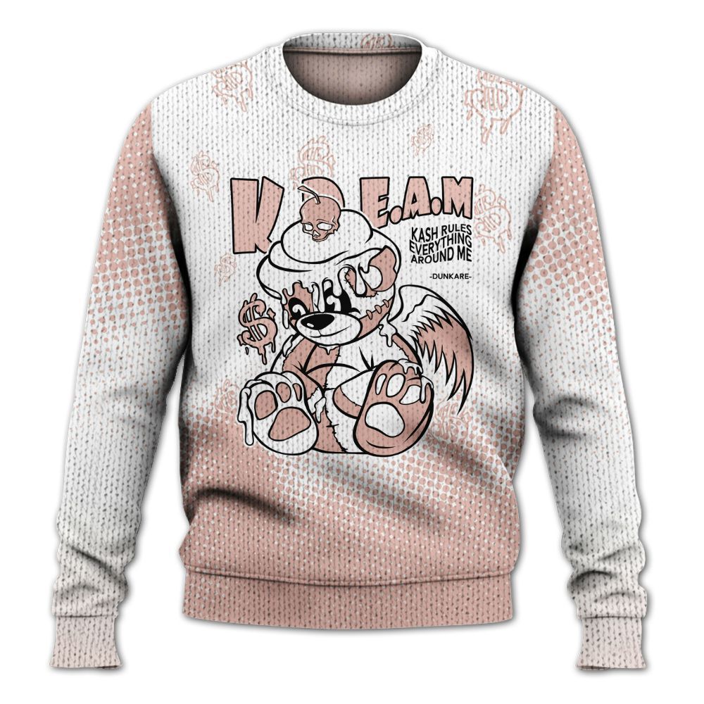 Knitted Sweater To Match Dunk Low Pink Velvet - Loot Bear Unique Drip