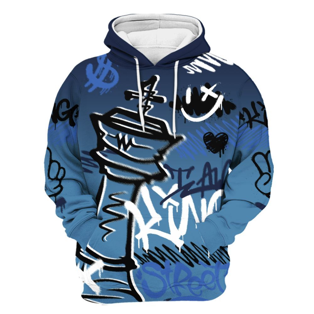 Hoodie To Match Air Force 1 Stash - Street King Chess Streetwear All Over Print