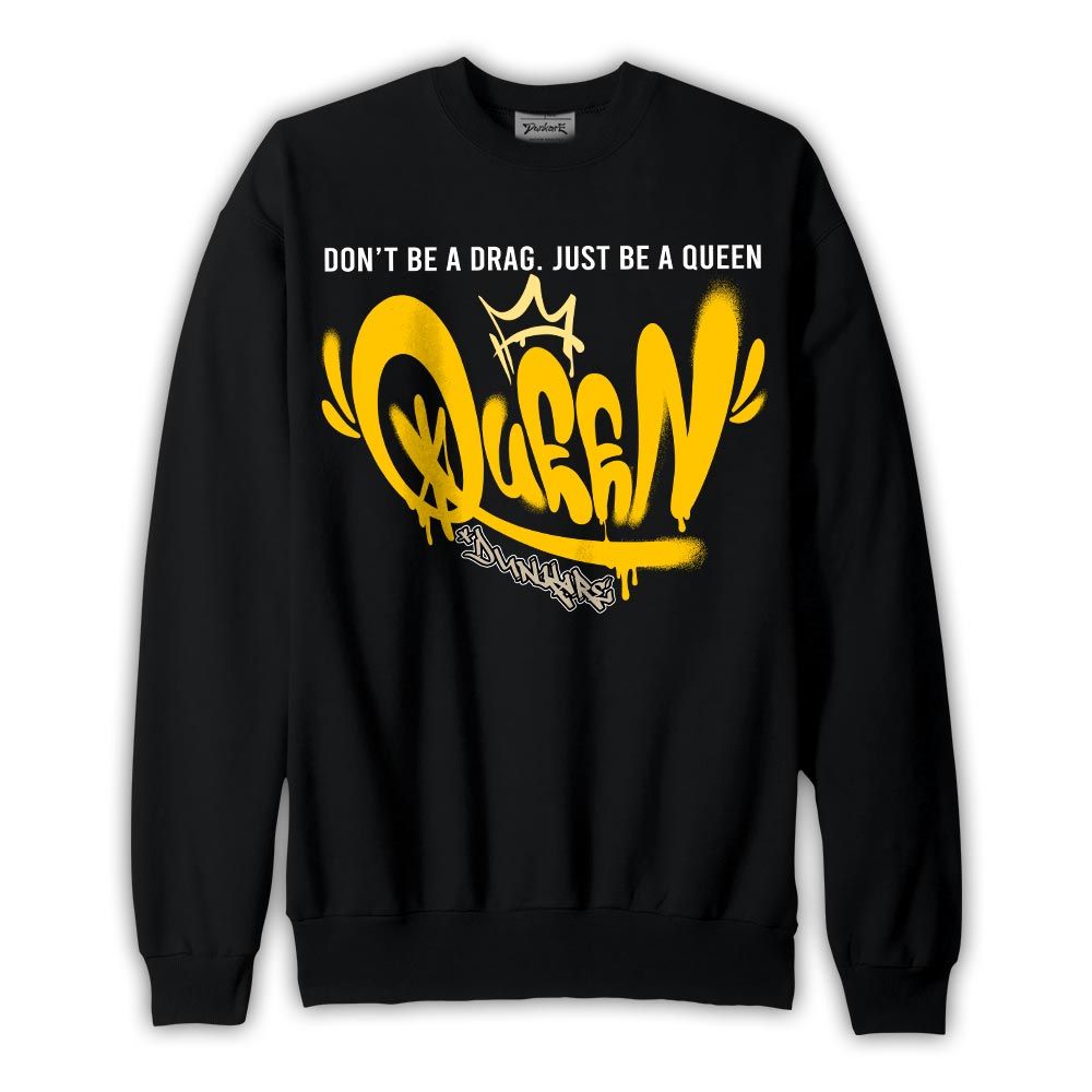 Sweatshirt To match Vivid Sulfur 4s Sweatshirt - Queen Graffiti Graphic