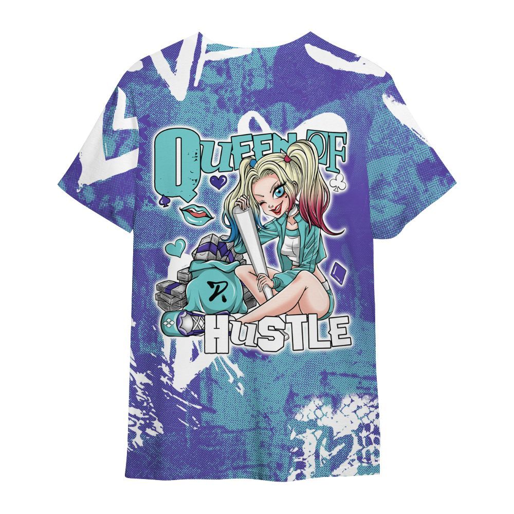 Shirt To Match Low Hornets 1s - Hustles Quiinn Heart Grunge All Over Print