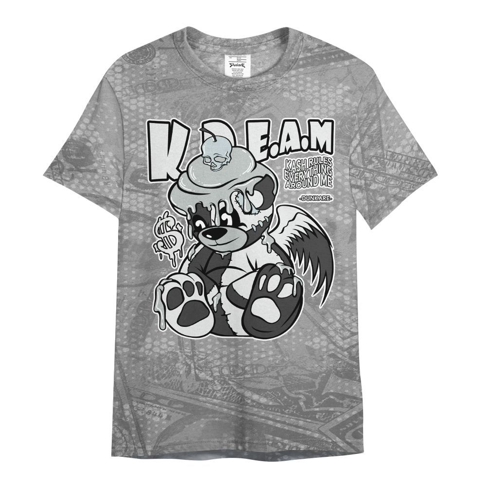 Shirt To Match Black Wolf Grey 12s - Loot Bear All Over Print