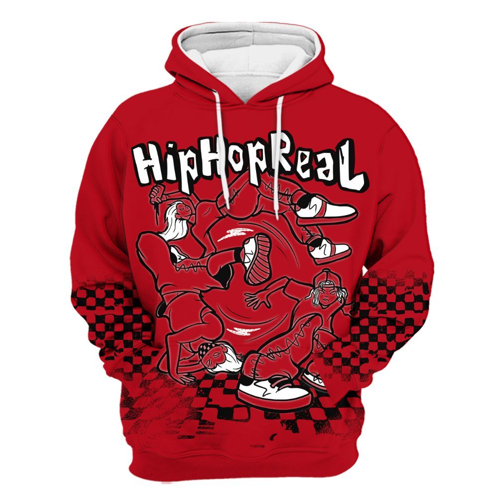 Hoodie To Match Bred Velvet 11s - Feel Life Street Style All Over Print