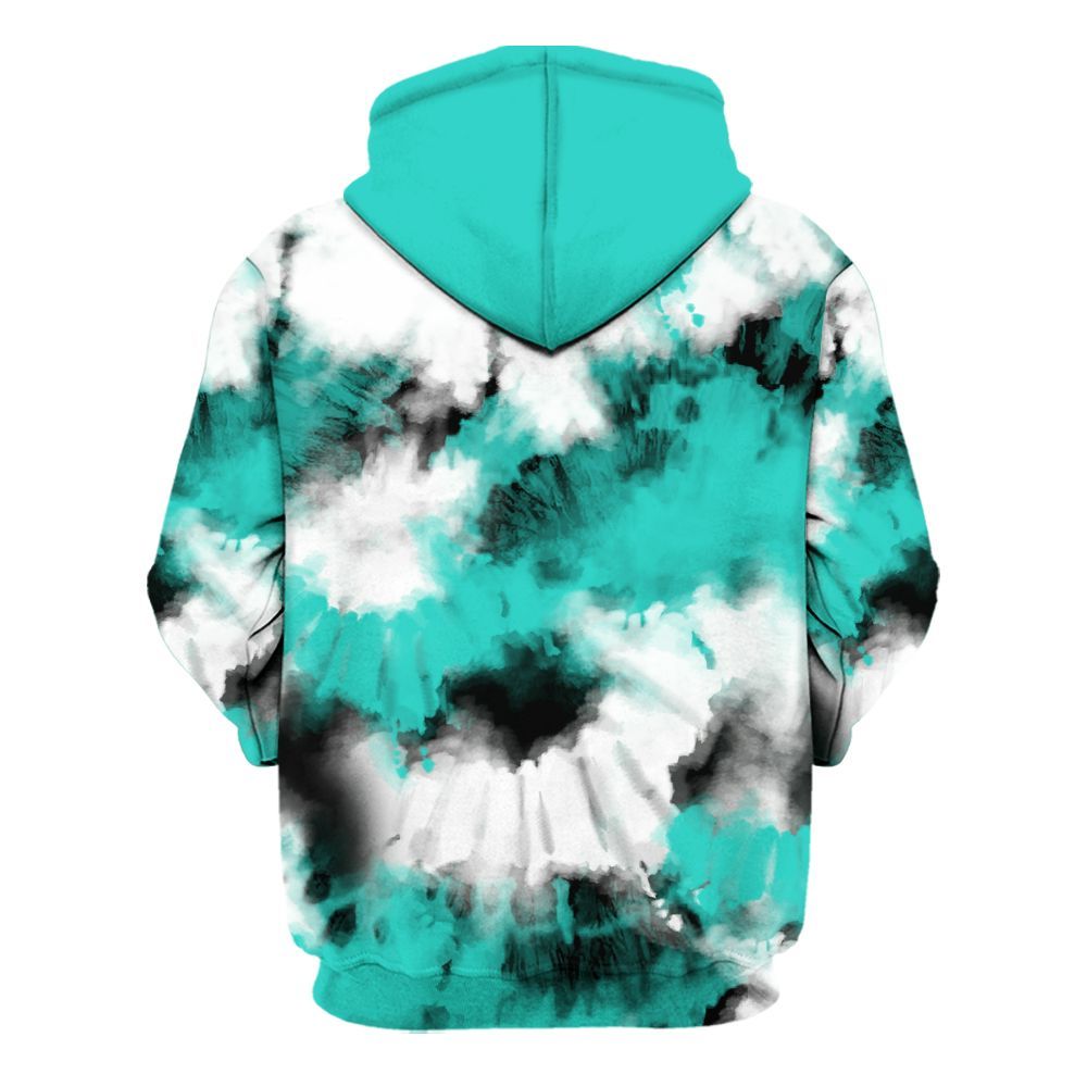 Hoodie To Match Dunk Low Clear Jade - Tie Dye FK Around Find Out All Over Print